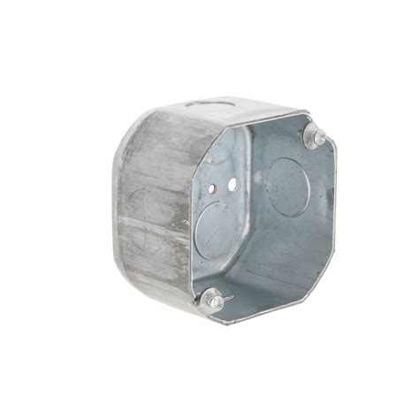 3.5 x 3.5 x 1.5 octagon metal electrical box|Hubbell RACO Steel New Work/Old Work Octagonal .